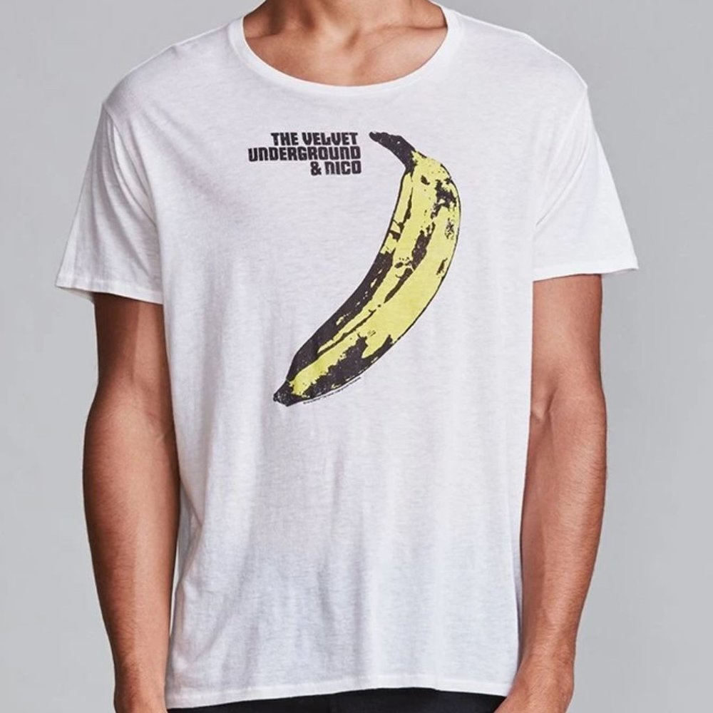 Velvet Underground Nici Banana Boy Warhol Tee NWT